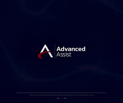Advanced Assist Logo Design brand identity branding creative logofolio logos logotype