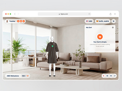 Metaverse Fashion Store 3d ar design designinspiration metastore metaverse minimal minimalistic shopping shopping store store uiux uiuxdesign vertual store visual vr web3