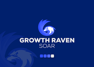 GROWTH RAVAN LOGO abstract logo brand identity branding business business logo company branding company design company logo creative creative logo design graphic design logo logo design luxury luxury logo modern modern logo professional raven