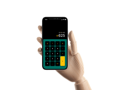 Calculation - DailyUI Challenge #004 004 app application calculation calculator dailyui dailyui004 interface design mobile mobile design user interface visual design