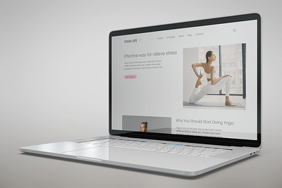 Website for yoga classes ui