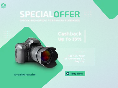 special offer camera branding design graphic design illustration logo