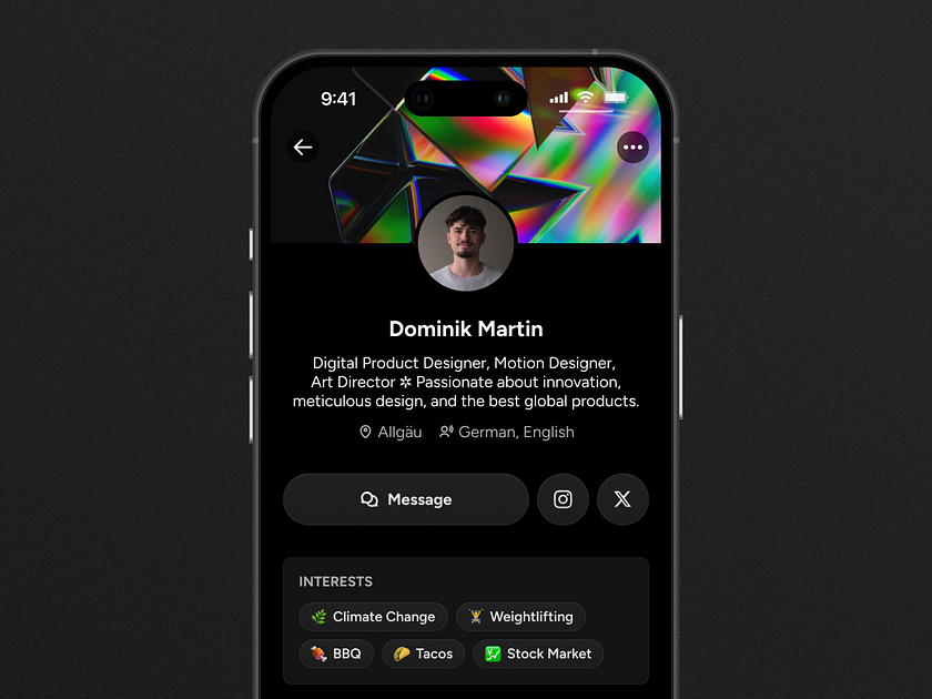 Browse thousands of Profile UI images for design inspiration | Dribbble