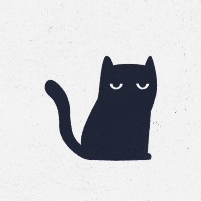 Geometry dash cat 2d animation after effect animation cartoon cat funny animation geometry dash illustration loop motion design motion graphics motiontober videogame