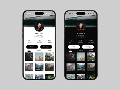 User Profile design interface profile ui user