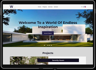 architecture and engineering website app architecture branding clean design engineering graphic design landing landingpage minimal typography ui ux web website