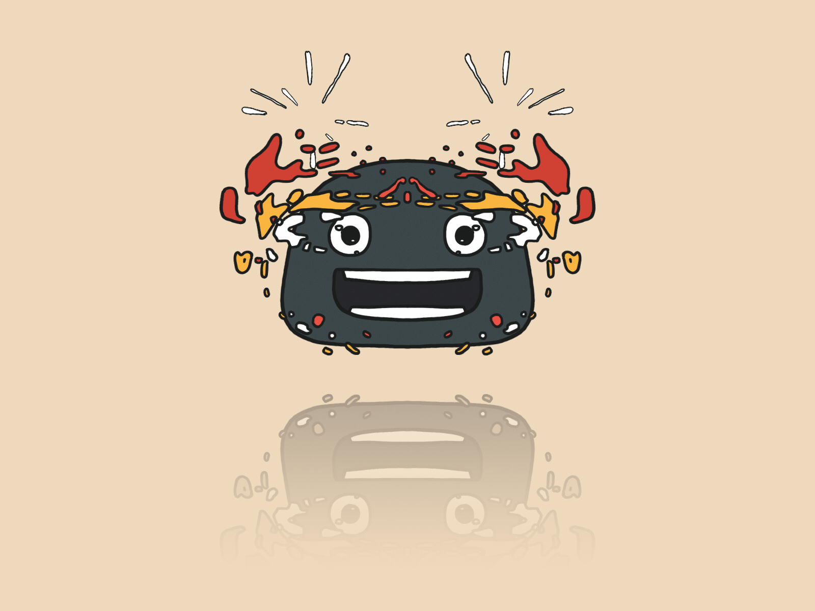 Bursty boi animation animation loop burst frame by frame gif gif is life procreate procreate animation subtle strokes