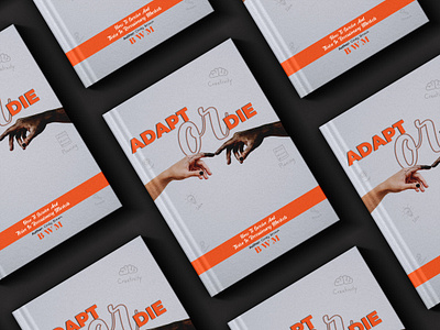ADAPT or DIE (Book Cover Design) book cover design book design branding ebook design graphic design pod design print design