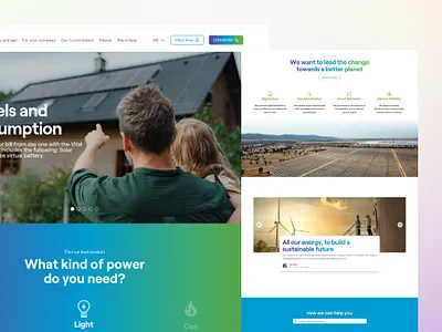 VE HOMEPAGE - Website Design clean energy homepage electric service design electric utilities electricity provider energy company energy solutions grid management homepage design homepage layout homepageshowcase modernhomepage power company website power services renewableenergyui responsive design user interface utility bill management utility website utilityweb website uiux