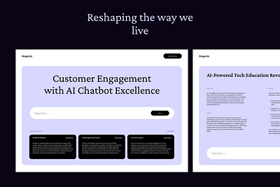 AI Chat Web App UI Kit brain