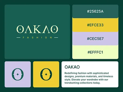OAKAO Fashion Logo Design highenddesign