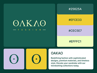 OAKAO Fashion Logo Design highenddesign