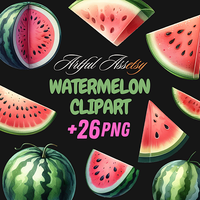 Watermelon Clipart clip art clipart clipart png design fruit fruits graphic design illustration melon png watermeln watermelon