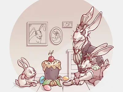 Easter! art artwork character character design digital art digital painting illustration