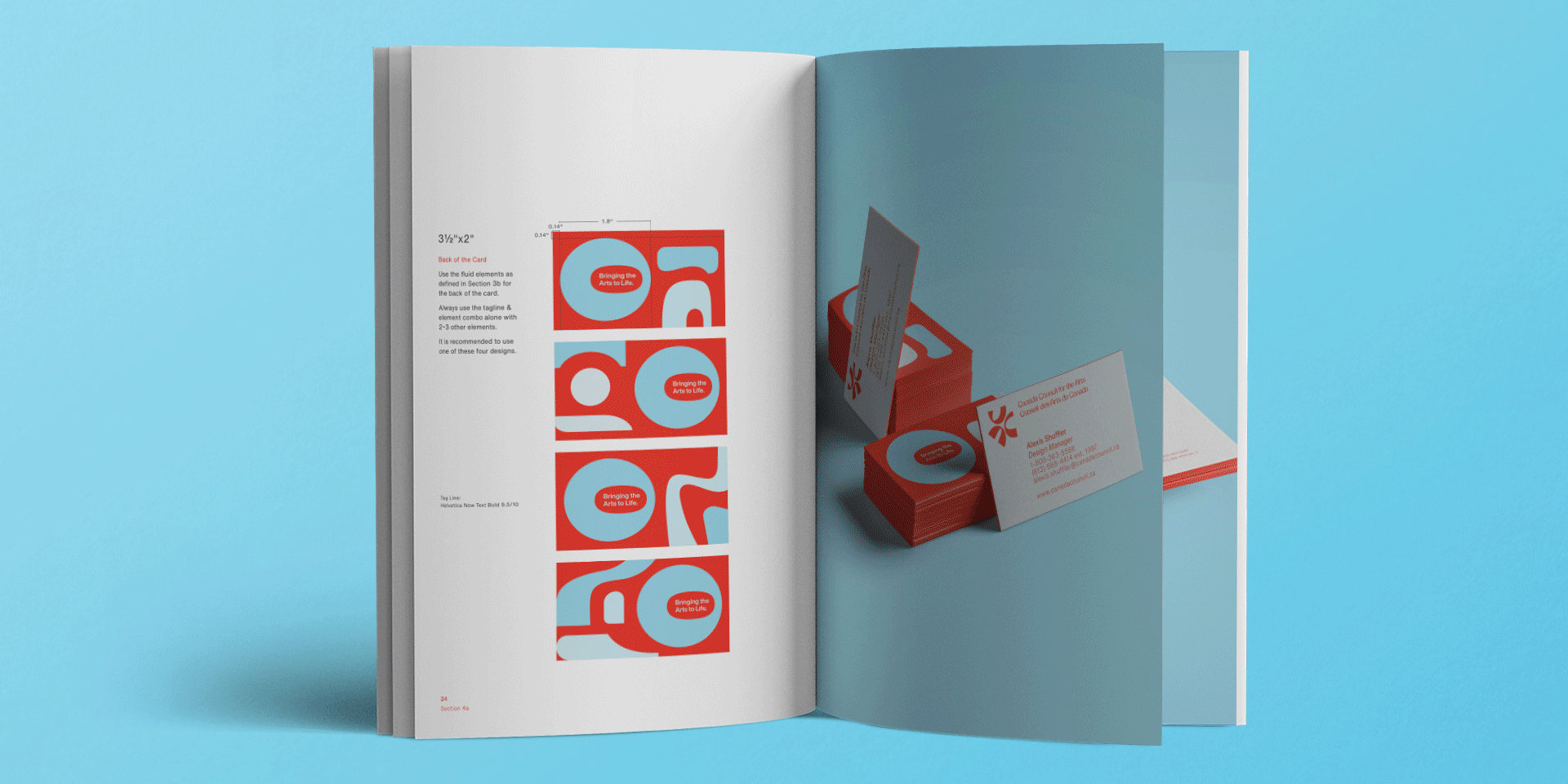 Corporate Identity - Graphic Standards Manual brand book branding canadian corporate identity editorial graphic design graphic standards manual print design visual identity