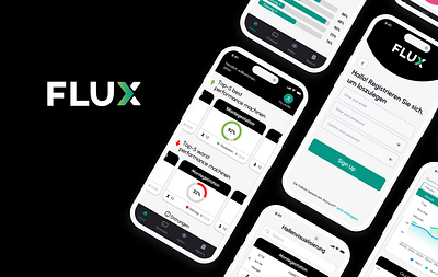 FLUX APP - mobile design for a manufacture management app app app design branding design management app mobile design task management ui ux