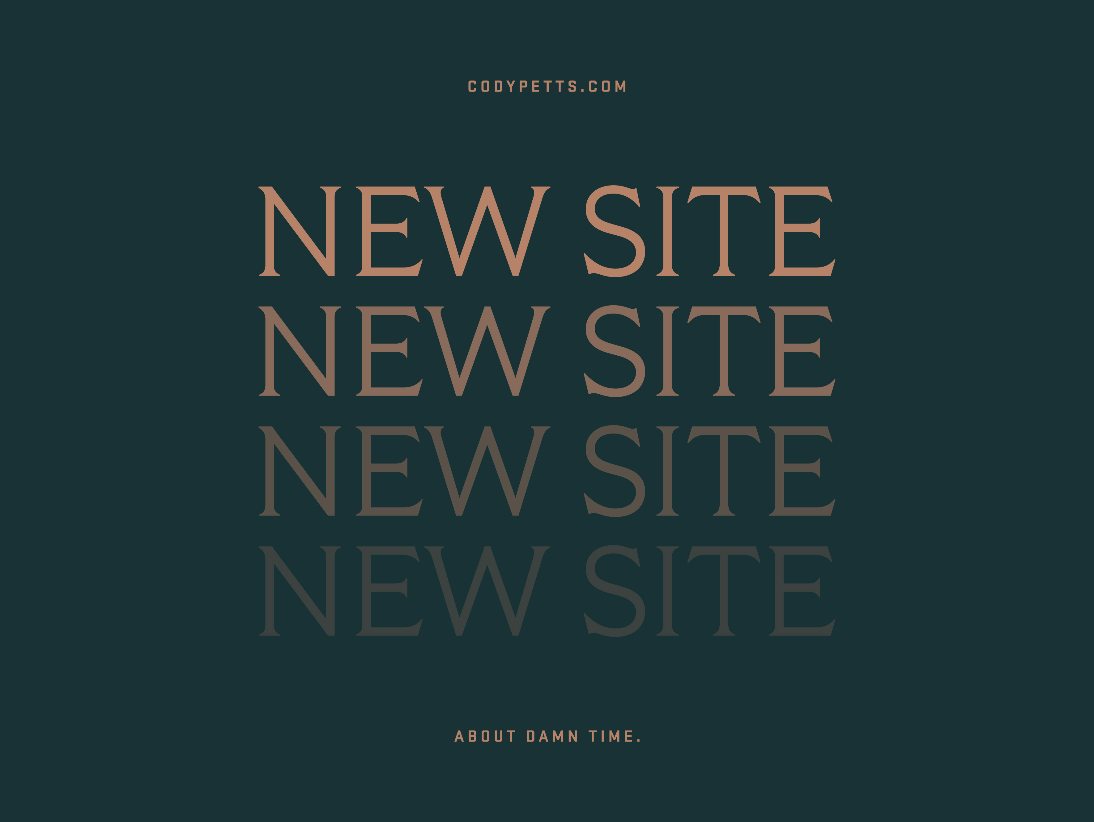 NEW WEBSITE! design gold green launch new portfolio site type typography website