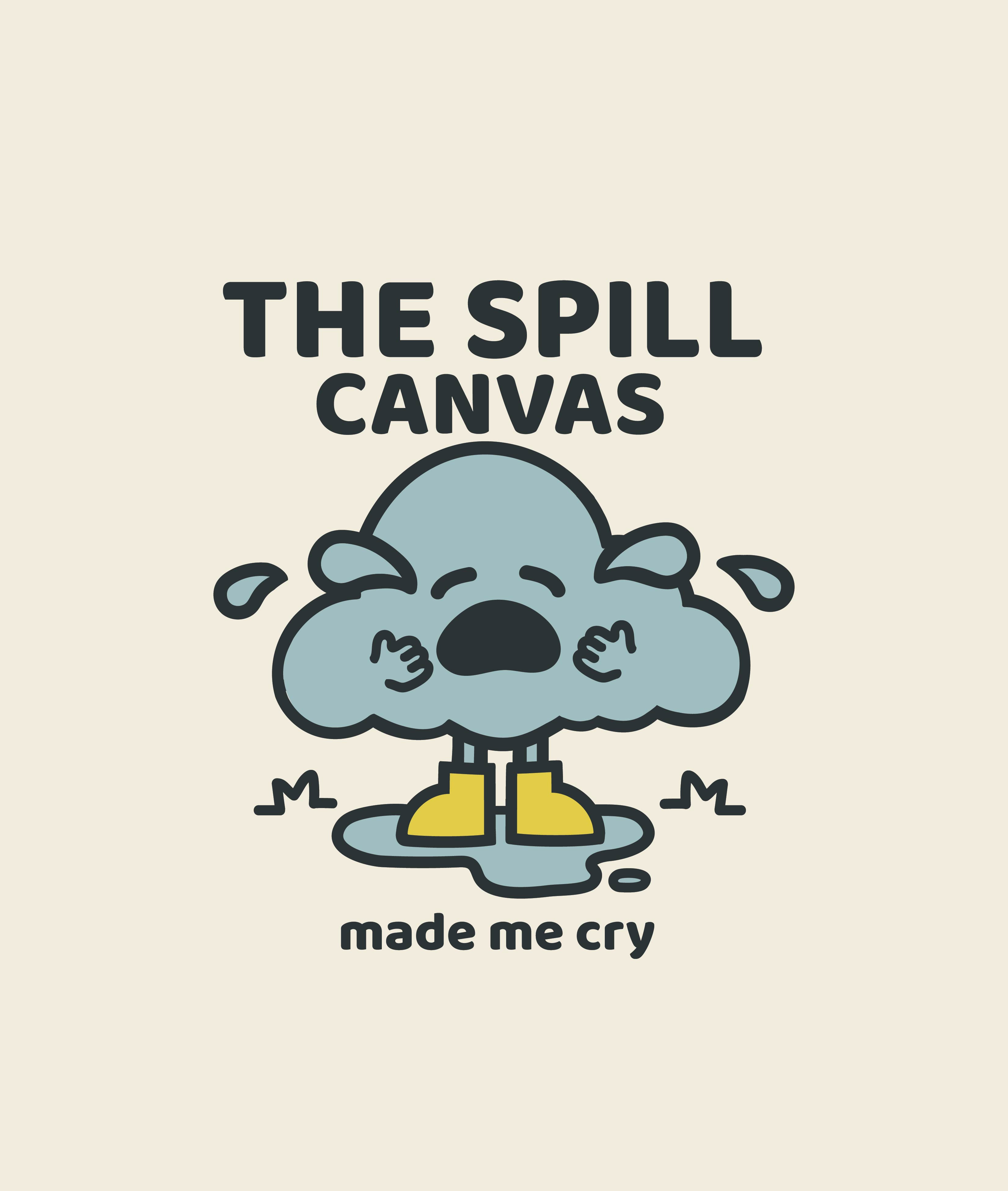 The Spill Canvas // Cry band merch character character design cry cute design emo fun illustration kid merch merch design pop punk rain shirt design t shirt t shirt design the spill canvas vector