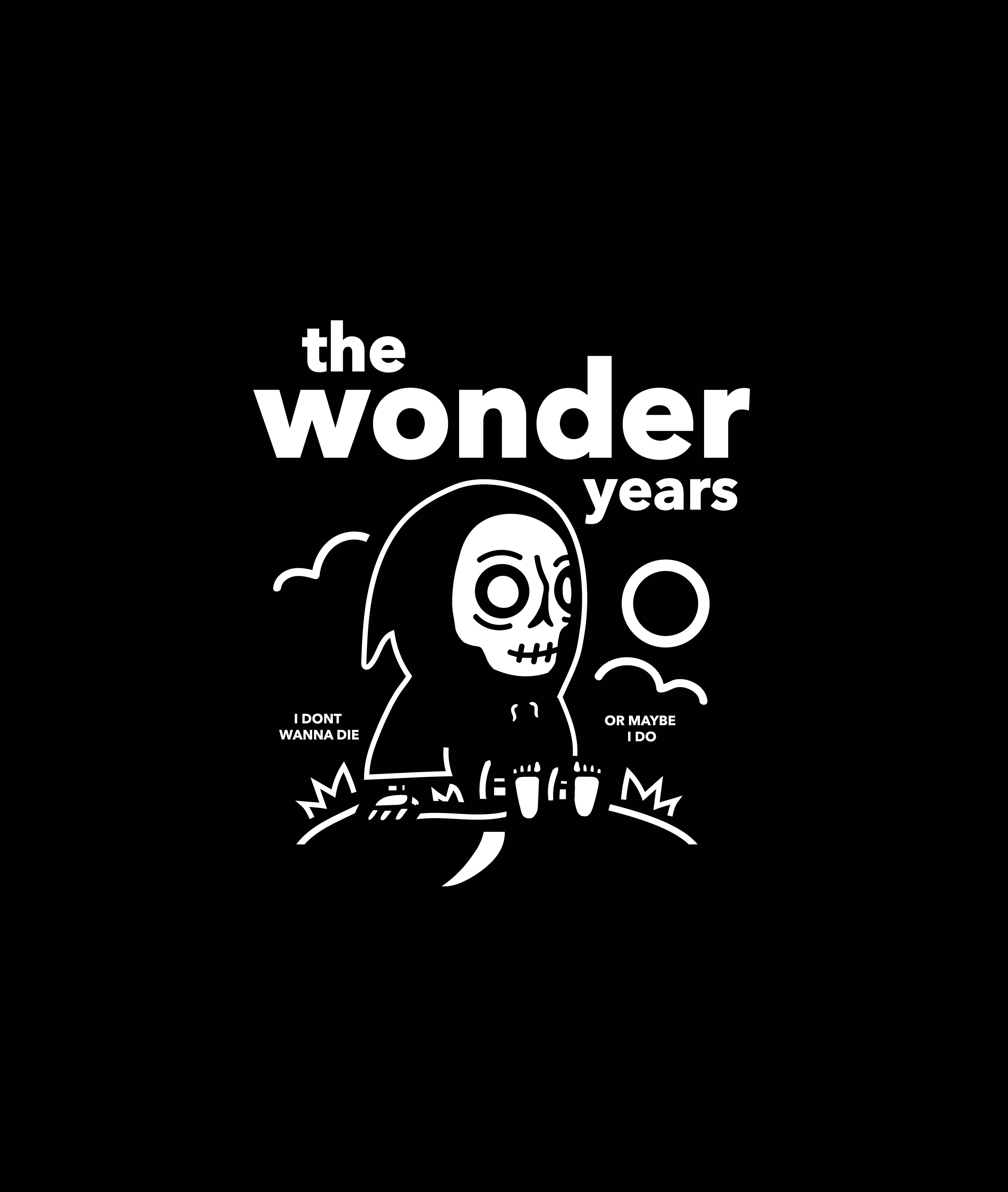 The Wonder Years // Doors I Painted Shut band merch character character design cute design emo illustration merch design music music merch pop punk reaper shirt design skeleton skull t shirt t shirt design the wonder years tour merch vector