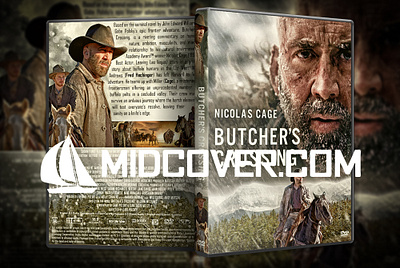 Butcher's Crossing (2023) DVD Cover design dvd dvdcover dvdcustomcover photoshop