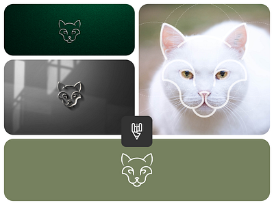 Cat Logo Design cat cat logo catlover design