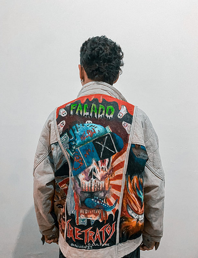 Art On Jacket art on jacket clothing customization falado retrato fashion painting traditional art