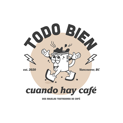 Todo Café branding cubano design figma logo retro typography