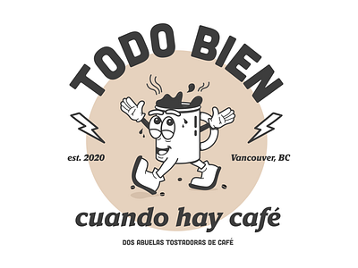 Todo Café branding cubano design figma logo retro typography