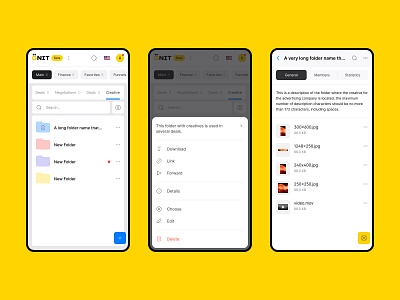 Onit – UI/UX add app branding cards files folder graphic design mobile storage ui ux