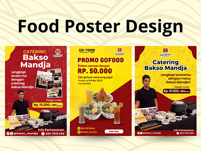 Food Poster Design branding food design food poster graphic design menu design poster design social media design