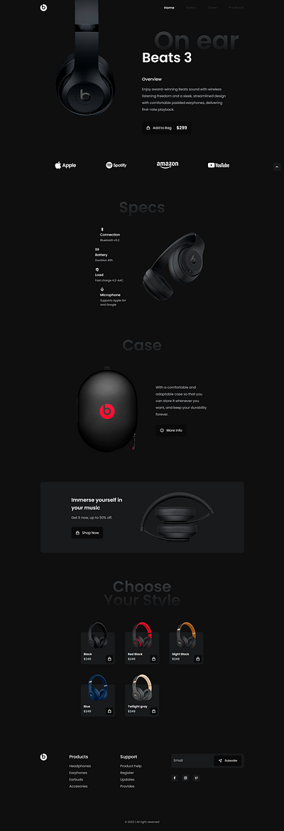 Music | website branding frontend developer graphic design ui website website development
