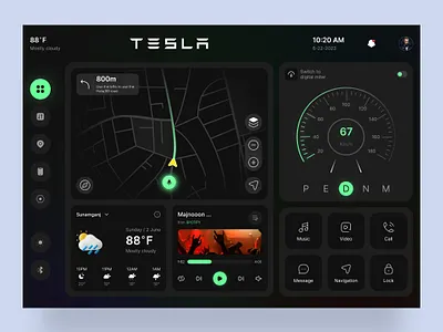 Car dashboard design admin admin dashboard admin interface admin panel admin ui analytics car dashboard dashboard design sidebar tesla tesla car dashboard ui uiux user user dashboard user interface