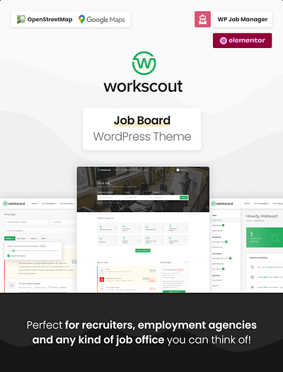WorkScout - Job Board WordPress Theme website template