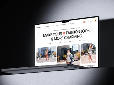 Fashion Ecommerce Website Design cloth design ecommerce ecommerce website design ecommerce website ui fashion fashion brand landing page fashion ecommerce ui interface landing page onlineshop orbix studio outfit popular product uiux uiux design web design website website design