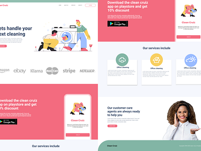 Clean cruiz landing page