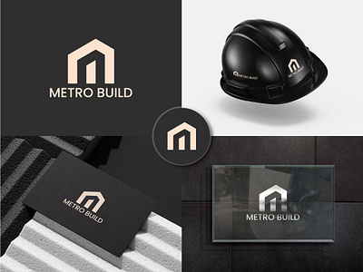 Metro Build Logo Design branding building logo creative logo custom logo graphic design home letter logo logo real estate logo