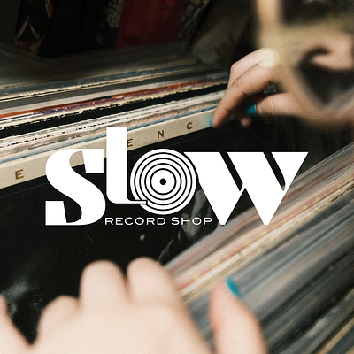 Slow Record Shop - Brand Identity branding corporate graphic design logo record shop vinyl