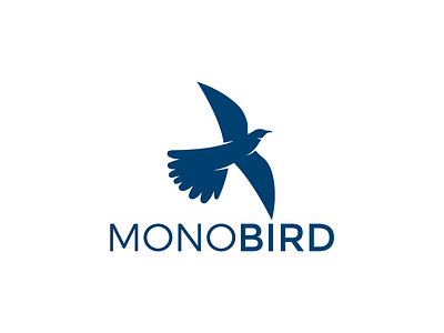 Monobird Logo Design bird bird logo branding design graphic design illustration logo