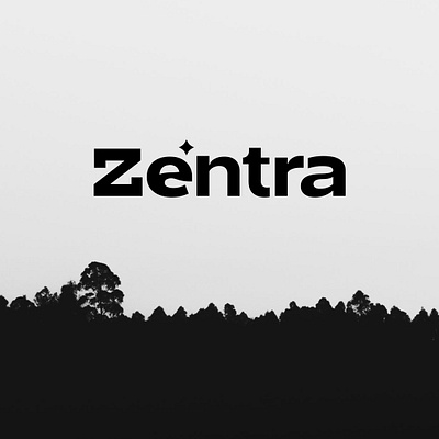 Zentra - Fluidity Wordmark bold wordmark clothing wordmark elegant wordmark logo in black wordmark z wordmark