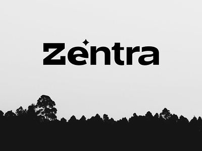 Zentra - Fluidity Wordmark bold wordmark clothing wordmark elegant wordmark logo in black wordmark z wordmark
