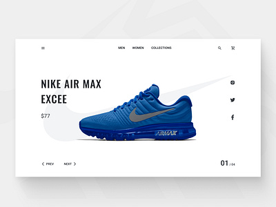 E-commerce store product screen adiddas design ecommerce figma landing page nike shoes ui ux web design