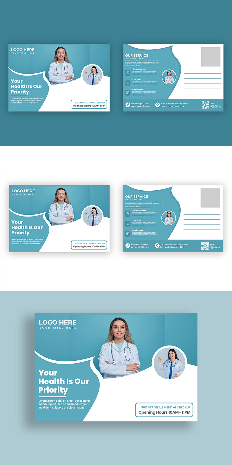 Medical healthcare postcard design business postcard healthcare medical card medical post card post card design post card template postcard postcard design postcard template print design social media