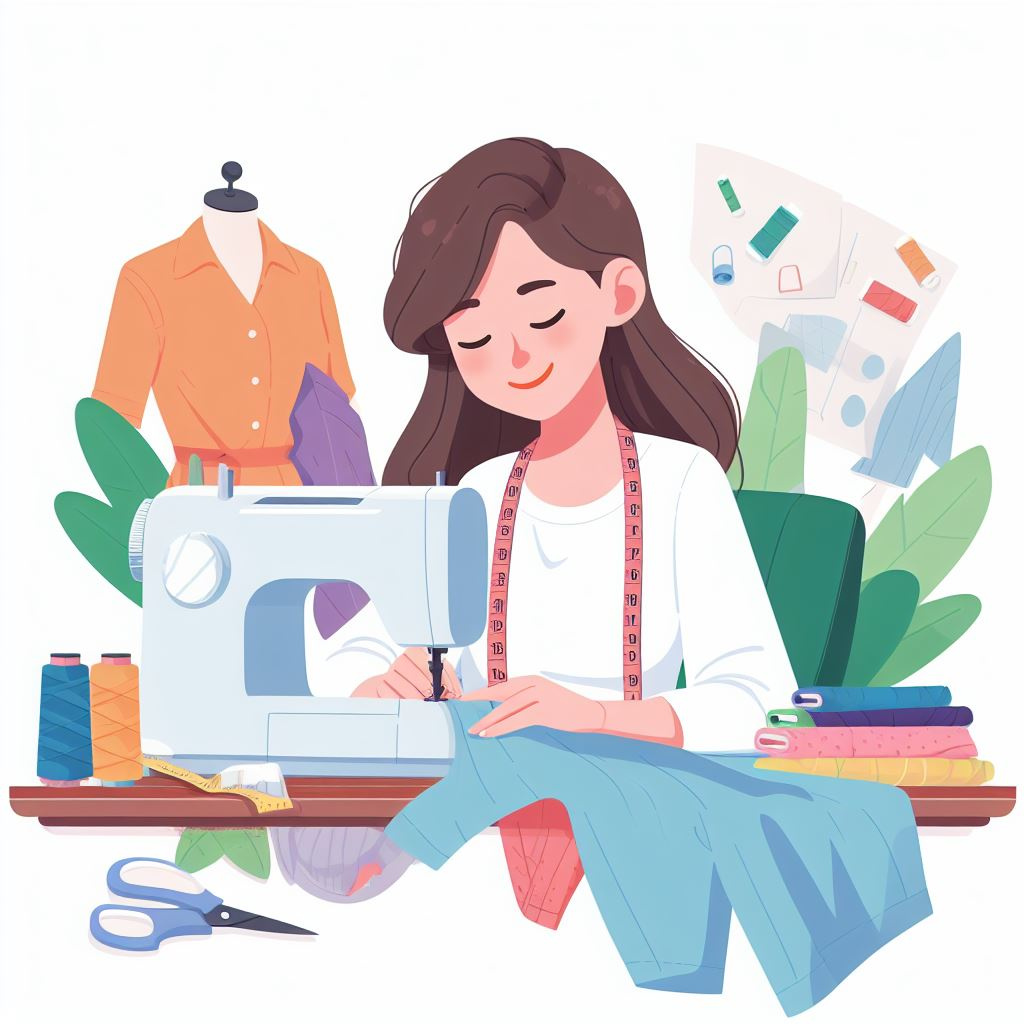 Illustration of a Tailor by Nickhard on Dribbble