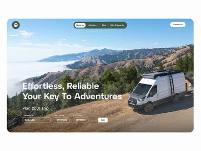 Embrace the VanLife Experience ai branding graphic design storytelling ui ux van van life webdesign website