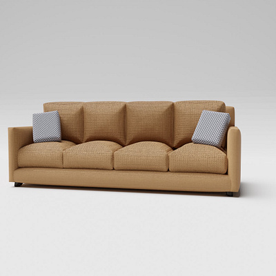 3D sofa with blender 3d