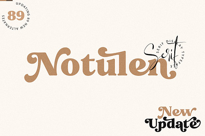 Notulen Display - Extra Bold modern serif notulen display old fashioned serif vintage serif wedding invitation font