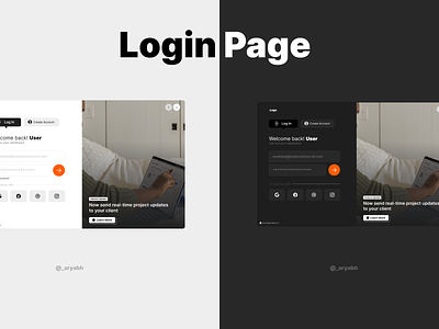 Login Page Design admin app auth auth page authentication dashboard design figma interface login ui uiux ux
