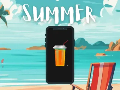SUMMER THIRST animation app design branding challenge creativethirst design designtrends figmadesign illustration inspireddesign motiondesigner motiongraphics summervibes thirsty uiuxdesign vector
