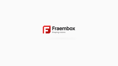 Fraembox logo design ui uiux