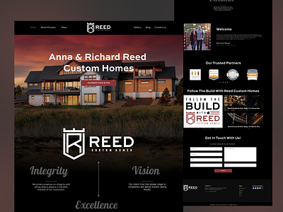 REED (Custom Home) Website Design